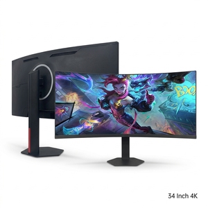 <span class=keywords><strong>Monitor</strong></span> Curvo de <span class=keywords><strong>34</strong></span> Pulgadas, 4K UHD, 165Hz, 1ms, IPS, Cuidado de la Vista, Pantalla de Computadora para Desarrolladores de Software, Laboratorios y Empresas Tecnológicas - Product Image 1