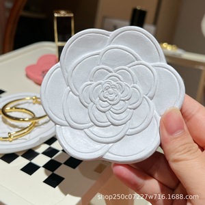 Plato de Resina para Exhibición de Joyas con Flores, 9 cm, Blanco, Estilo Europeo, Accesorio para Fotografía, Adorno - Product Image 5