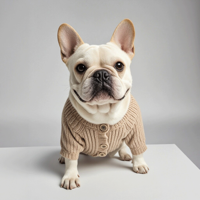 Joymay – Pull tricoté de luxe personnalisé pour chiens, en coton/polyester écologique, chaud et coupe-vent, pour l'été et l'hiver