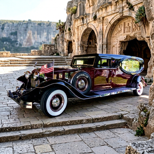 Voiture funéraire électrique de type berline avec cabine de conduite, style classique moderne, direct usine - Product Image 1