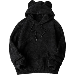 <span class=keywords><strong>Felpa</strong></span> con cappuccio da <span class=keywords><strong>uomo</strong></span> in <span class=keywords><strong>felpa</strong></span> invernale con cappuccio <span class=keywords><strong>marrone</strong></span> da <span class=keywords><strong>uomo</strong></span> - Product Image 2