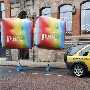 <span class=keywords><strong>Ballon</strong></span> publicitaire géant gonflable Rubik's <span class=keywords><strong>Cube</strong></span> sur mesure pour événement extérieur - Product Image 3