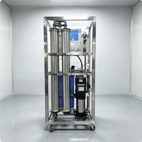Système de traitement d'eau par osmose inverse en acier inoxydable commercial, filtre de purification pour eau pure 250 500 1000 2000 LPH
