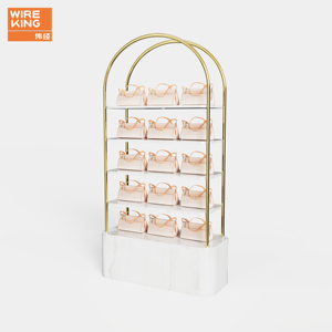 Giá để túi xách thiết kế tùy chỉnh, giá trưng bày túi xách nữ, quầy trưng bày túi xách cho cửa hàng thời trang - Product Image 4