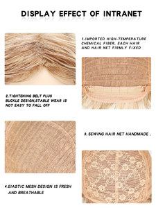 Peluca <span class=keywords><strong>de</strong></span> <span class=keywords><strong>pelo</strong></span> sintético recto corto <span class=keywords><strong>para</strong></span> hombre <span class=keywords><strong>de</strong></span> 4 pulgadas, parte lateral, Rubio degradado dorado, resistente al calor, sin encaje, pelucas <span class=keywords><strong>de</strong></span> tupé sin pegamento, venta al por mayor - Product Image 5