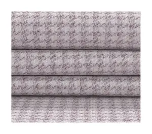 Polyester Phương thức Vải Polyester Viscose Pha Trộn Flannel Tweed Vải Cho Áo Sơ Mi