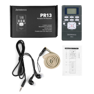 Retekess PR13 Portable FM Radio 60-108MHz Digital Display Pocket Size Battery Powered - Product Image 4