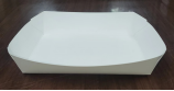 Barquette jetable en papier kraft biodégradable et recyclable, non pliable, de qualité alimentaire, pour barbecue, frites et poulet frit