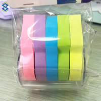 Bloc-notes adhésif réutilisable et coloré personnalisable, longueur 5 m, notes autocollantes enroulables pour le bureau, la maison et la papeterie