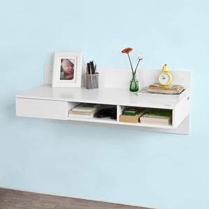 <strong>Corner</strong> Wall Mounted <strong>Desk</strong> <strong>Floating</strong> Wall Shelf Shelves with Drawers Hanging Standing <strong>Desk</strong> Etagere-mural Living Room Furniture - Product Image 5