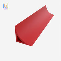 Profil triangulaire en PVC pour chanfrein de béton, vente chaude, pour la construction
