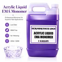 Fournitures de nail art en gros, échantillon gratuit, professionnel, utilisable toute l'année, monomère acrylique EMA 1 gallon