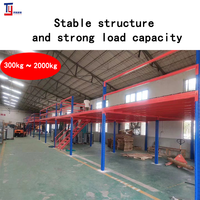 Système de rayonnage industriel en acier directement de l'usine |   Capacité de 300 kg/m² |   Solution personnalisée de plancher de mezzanine pour entrepôt