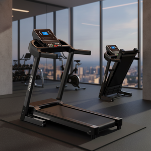 Caminadora Eléctrica Motorizada Plegable y Portátil con Monitor de Ritmo Cardíaco Manual, Pantalla LED, para Entrenamiento de Carrera en Interiores - Product Image 4