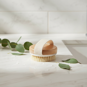 <span class=keywords><strong>Cepillo</strong></span> de ducha corporal de <span class=keywords><strong>cerdas</strong></span> <span class=keywords><strong>naturales</strong></span> con mango de madera, exfoliante para uso en seco/húmedo, limpieza profunda, empaque personalizado - Product Image 3