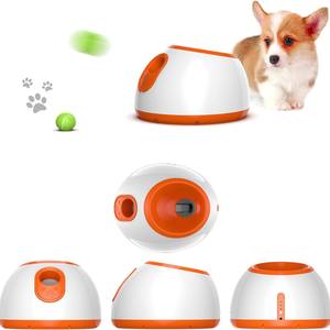 Lanzador de Pelotas de Tenis para Perros, Máquina Automática de Lanzamiento, Plástico Ecológico, Resistente al Agua, Interactivo, Resistente a Mordidas, para Pasear - Product Image 4