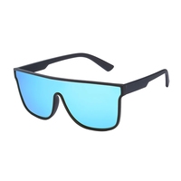 Lunettes de soleil polarisées surdimensionnées Mind Sense WS202 2023, monture carrée sans bords en TR90, verre monobloc, design personnalisé pour créateur de mode, durables