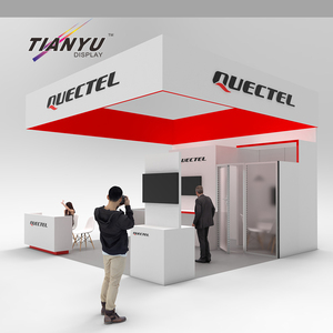 Sistema de exposición moderno Diseño de cabina 10x10 Cabina de convenciones Soporte de exhibición Stand Expo Booth 3x3 Aluminio con soportes de TV - Product Image 2