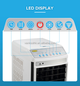 Ventilateur double portable, climatiseur désertique, ventilateur électrique, refroidisseur d'air à eau, climatiseur évaporatif sur pied - Product Image 6