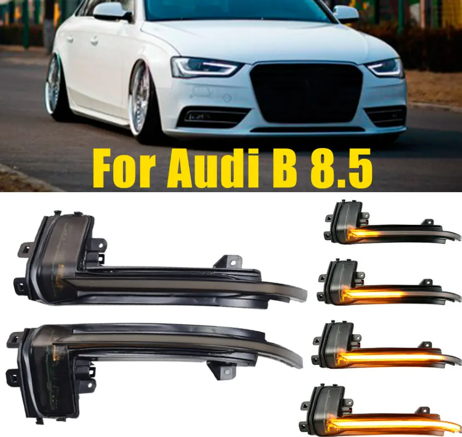 For AUDI A3 A6 A4 A5 B8.5 Dynamic Scroll LED Turn Signal Light 2013 2014 2015 2016 Mirror Indicator blinker Sequential Light