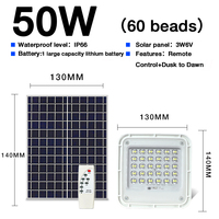 Projecteur LED solaire extérieur étanche IP65, réflecteur solaire pour jardin, éclairage solaire IP65