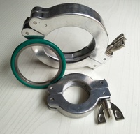 Ensemble de pinces à trois colliers de serrage en aluminium, pince pour tuyau, KF16 KF25 KF40 k50