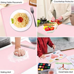 Tapete de Silicona con Bordes Elevados, Resistente al Calor, Tapete para Hornear, Tapete para Niños, Reutilizable, Tapete para Encimera de Cocina, Tapete para Amasar de Silicona - Product Image 6