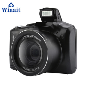 กล้องดิจิตอล 1080P 24MP เครื่องบันทึกภาพ กล้องวิดีโอ DVR หน้าจอ 3.5 นิ้ว ซูม 4 เท่า กล้องพกพาสำหรับใช้ในบ้าน - Product Image 4