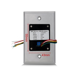 Saikiot DC 12V Thép Không Gỉ Không Có Cảm Ứng Cảm Biến Hồng Ngoại Cảm Ứng Miễn Phí Kiểm Soát Truy Cập Cửa Nút Thoát - Product Image 5