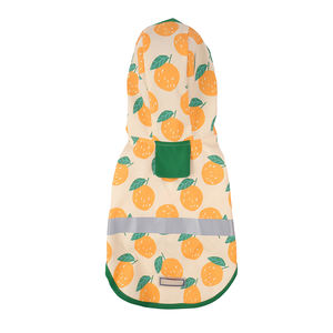 Joymay jas hujan anak anjing, mewah tahan air dapat dilipat musim panas ponco hewan peliharaan dengan topi untuk anjing kecil harga - Product Image 6