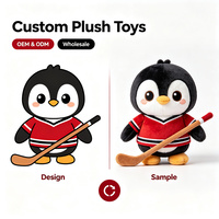 Peluche personnalisée en coton, poupée humanoïde au design de mascotte sportive, sur mesure, pour échantillon, jouet en peluche doux OEM
