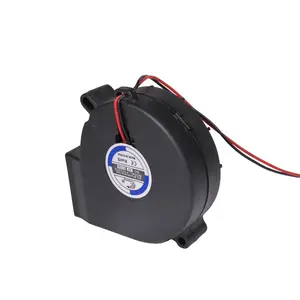 2.95Inch 7525 centrifugal fan 75x75x25mm 12v 24v low noise 75mm 12v dc blower fan