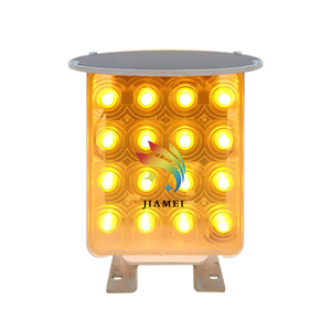 Hai mặt năng lượng mặt trời màu đỏ và màu xanh nhấp nháy ánh sáng <span class=keywords><strong>LED</strong></span> đêm xây dựng cảnh báo ánh sáng hộ Lan Tôn sóng xây dựng màu vàng cảnh báo ánh sáng - Product Image 1