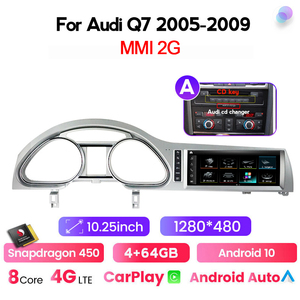 Écran GPS de voiture MEKEDE, lecteur vidéo de voiture pour <span class=keywords><strong>Audi</strong></span> <span class=keywords><strong>Q7</strong></span> 2005-2015, <span class=keywords><strong>autoradio</strong></span> DSP Android 12 Snapdragon 662 - Product Image 3