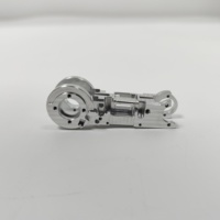 Componentes de Articulación de Robot de Aleación de Aluminio Personalizados, Piezas de Robot Humanoide de Alta Precisión Mecanizadas por CNC de 5 Ejes
