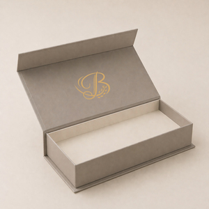 Custom High End Magnetic Closure Flip Top <strong>Book</strong> <strong>Box</strong> Elegant Gold Foil Stamping Gift Packaging <strong>Box</strong> for Luxury - Product Image 4