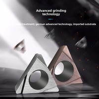 AFDJ TBGH Type Trapezoid CNC Inserts Fine Turning Boring Inner Holes OEM Titanium Aluminum Nitride Coated 55HRC Ceramic 1 Year