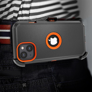 Étuis de téléphone pour <span class=keywords><strong>iPhone</strong></span> 16 Pro Max 15 Pro 14 Plus 13 <span class=keywords><strong>12</strong></span> <span class=keywords><strong>Mini</strong></span> Defender Case <span class=keywords><strong>Ceinture</strong></span> Clip Holster Béquille Pour Hommes Femmes Housse - Product Image 5