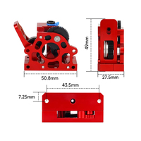 Extrudeur à double engrenage Printex HGX Lite pour Ender 3 V2 CR10 CR10S VORON, extrudeur à réduction de vitesse élevée, pièces d'imprimante 3D