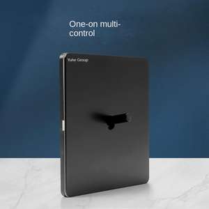 Enchufe Eléctrico de Pared con Panel Táctil, Estándar Europeo, Enchufe Francés, USB-C, USB-A, Enchufe Individual de Acero Inoxidable - Product Image 5