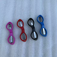 Ciseaux de pêche portables OEM en acier inoxydable légers avec ligne tressée en PE pour leurres, pour la pêche au bar en lac, 11,5 cm, 24 g