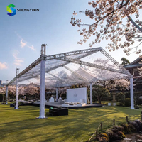 Sistema de Techo de Estructura Metálica para Escenarios al Aire Libre, Carpa de Aluminio Modular para Festivales de Música y Eventos en Vivo