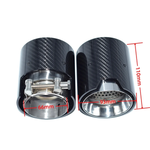 Pour <span class=keywords><strong>BMW</strong></span> Série 3 Série 4 <span class=keywords><strong>320d</strong></span> 330i 330e 425 435 G20 G21 G23 Embout d'échappement en fibre de carbone - Product Image 2
