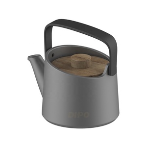 Ensemble de théière en céramique avec filtre, théière japonaise en porcelaine empilable avec tasse et couvercle, 800 ml - Product Image 6
