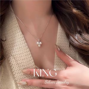Parure de bijoux en argent sterling S925 avec perles en forme de grappe, style vintage, pour soirée, par la marque King Silver Jewelry - Product Image 3