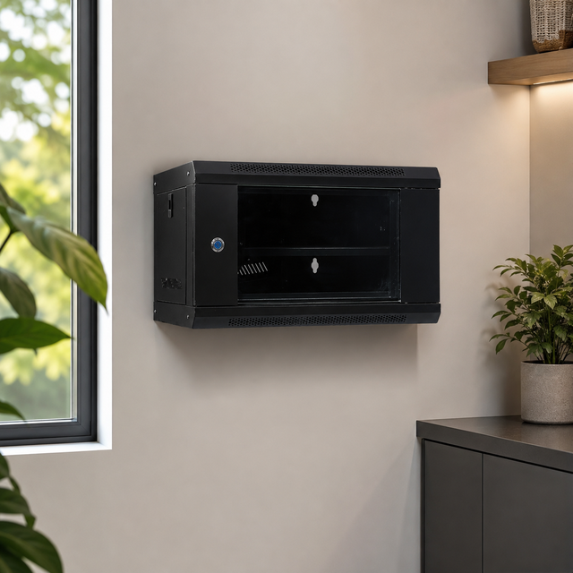 Customized 4U 6U 9U 12U 15U Wall Mounted Network Cabinet 19 Inch Server Rack