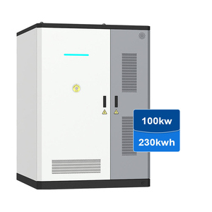 Système de stockage d'énergie hybride tout-en-un commercial avec armoire de batterie BESS au lithium, usage domestique AC, refroidissement IP65, garantie 10 ans - Product Image 1