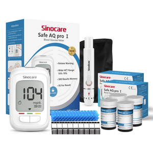 Appareil de test diabétique Sinocare, glucomètre, moniteur de glycémie, glucomètre, 50 bandelettes de test de glycémie - Product Image 6