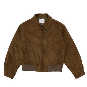 Veste à capuche rétro à triple boutonnage et revers longs, style américain tendance, polyvalente, avec fermeture éclair, pour le printemps - Product Image 5