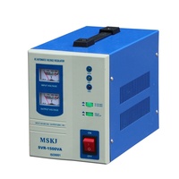 Stabilisateur de tension électronique monophasé SVR en gros, en stock, haute précision 50/60Hz, protection complète fournie
